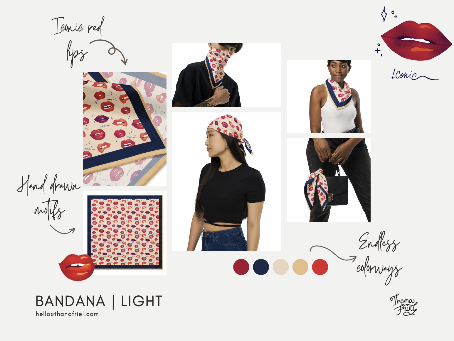 iconic bandana Thana Friel